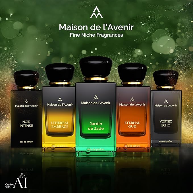 Maison de l'Avenir Jardin de Jade – AURA COLLECTION | Lush Fruity Floral Fragrance | Unisex Cologne & Perfume | Natural & Essential Oils | Eau de Parfum (36 Hours) | Made in UAE | 100ml / 3.4 fl. oz.