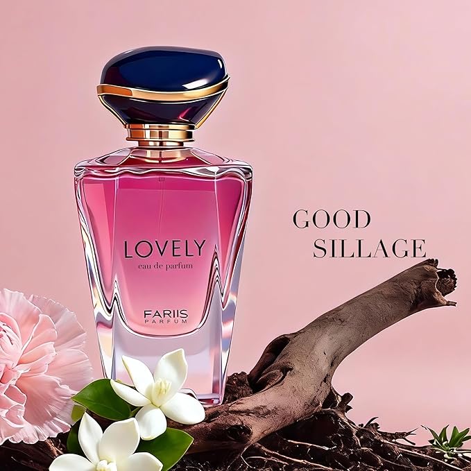 LOVELY WOMEN Premium Gift Eau de Parfum 100ml Cologne-Style Floral Bergamot & Tuberose Feminine Fragrance