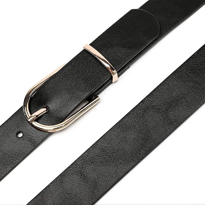 Earnda Women's Faux Leather Chic Belt for Ladies Jeans
