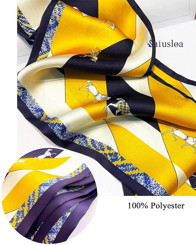 Purse Scarf For Handbags Head Scarves For Women's Hair Bags Scarfs Long Skinny Scarves Fashion Silky