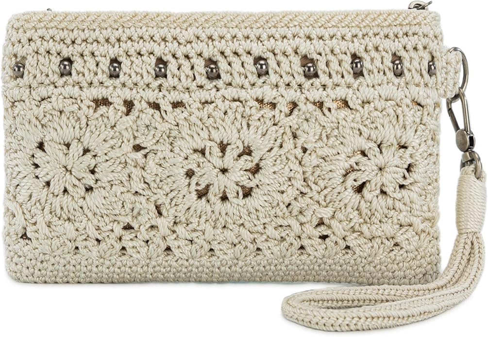The Sak Womens Vita Crochet P Wristlet