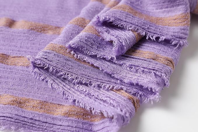WINCESS.YU Women Gradient Scarf Long Shawls and Wraps Fashion Plain Pashmina Formal Scarf