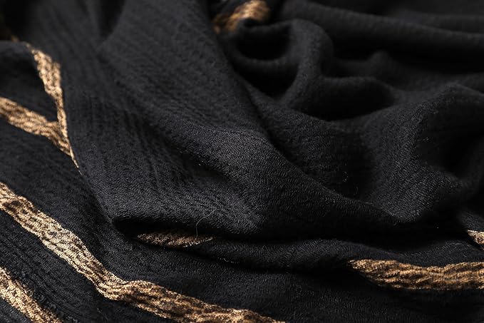 WINCESS.YU Women Gradient Scarf Long Shawls and Wraps Fashion Plain Pashmina Formal Scarf