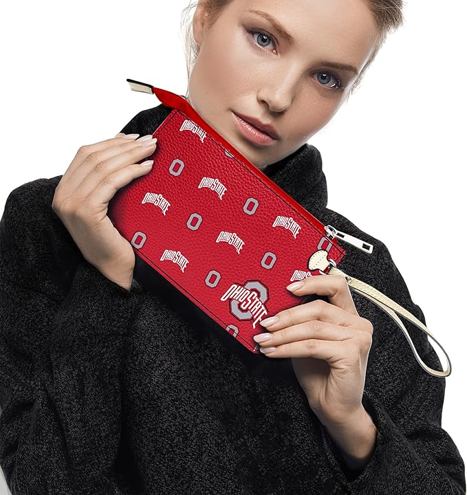 Littlearth NCAA Ohio State Buckeyes Victory Wristlet, Team Color, 9" x 6.5"