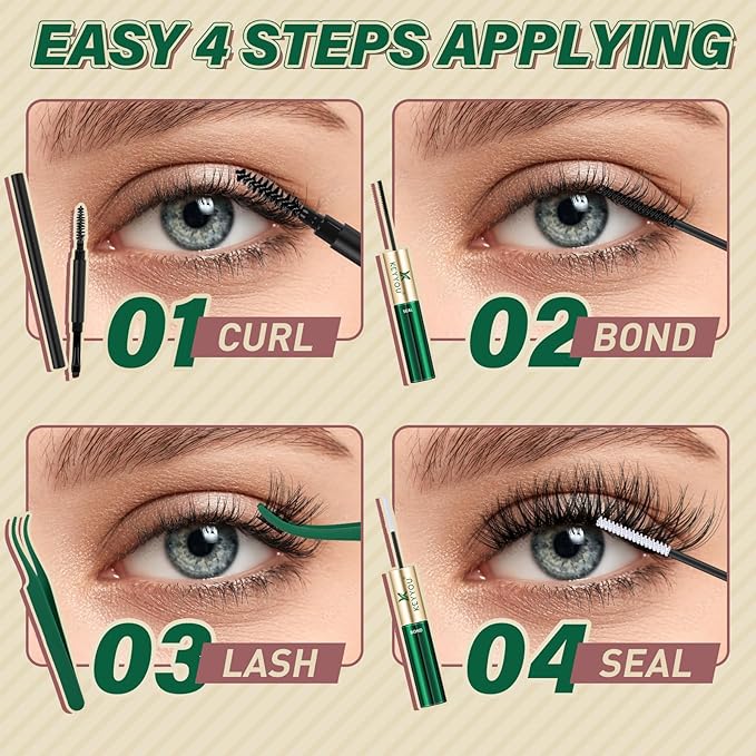KEYYOU Lash Clusters Kit 144pcs Soft&Natural Lash Clusters Fluffy Lash Extension Kit D Curl 8-18MIX with Bond and Seal,Applicator Thin Band Eyelash Clusters for DIY at Home(Haze)