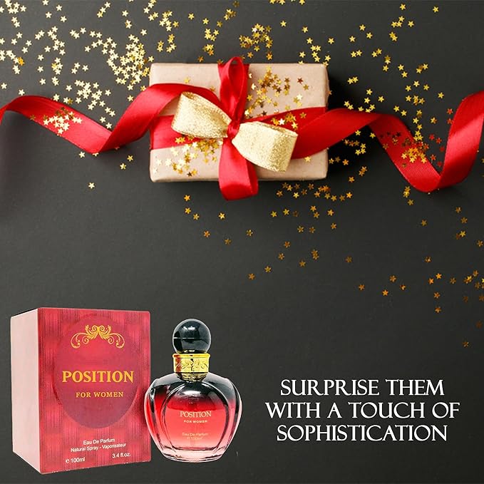 Position Women Perfume–Bold & Sophisticated Scent Eau De Parfum With Citrus,Spice,And Woody Notes Long Lasting Natural Spray Fragrance 3.4 Fl Oz