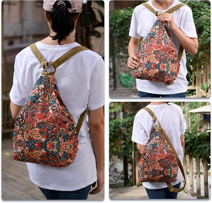 Black Butterfly Premium Backpack for Women, Bohemia Style Fashion Casual Daypack Backpack, Small Backpack Purse (1-red)