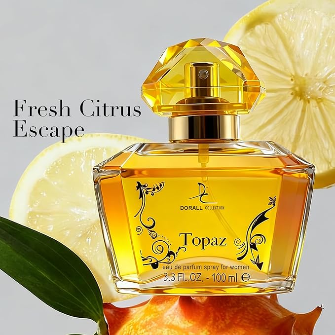 Topaz, Perfume for Women, Long Lasting EDP, Feminine Scent, Delicate Fragrances for Women, Day to Night Wear, 3.4 Fl Oz
