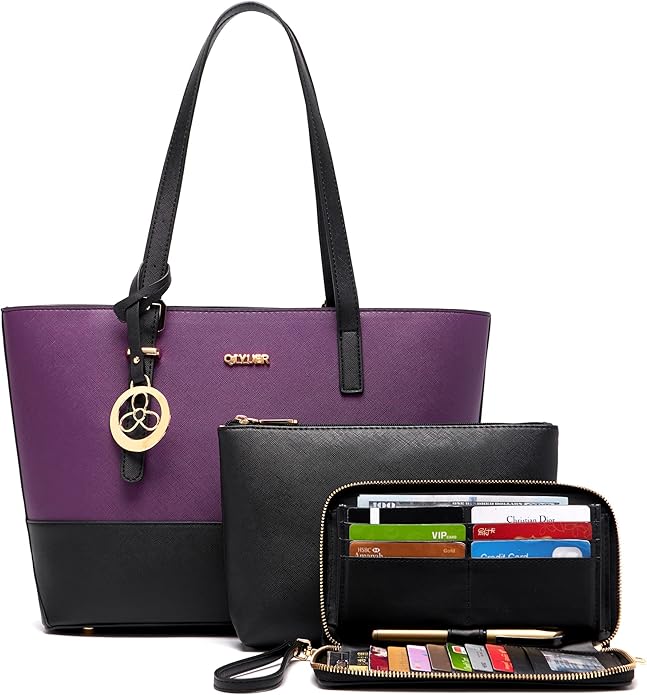 Purses And Wallets Set For Women Work Tote Satchel Handbags Shoulder Bag Top Handle Totes Purse With Matching Wallet