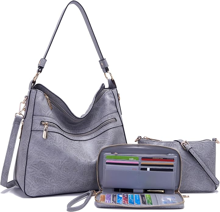 Women Large Crossbody Bags Ladies Satchel Shoulder Handbags Purse and Wallet Set for Women Totes Hobo Purses