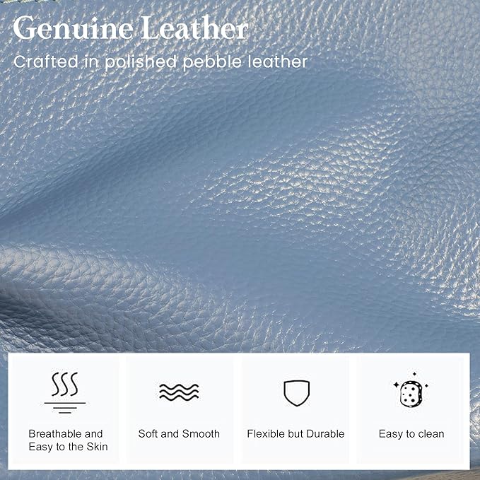 befen Genuine Leather Crossbody Bags for Women, Medium Anti-Theft Shoulder Purse with Built in RFID Wallet for Travel