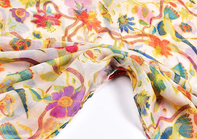 woogwin Women's Cotton Scarves Lady Light Soft Fashion Solid Scarf Wrap Shawl