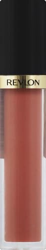 REVLON Super Lustrous Lip Gloss, Non-Sticky, Hydrating, High Shine Finish, 215 Super Natural, 0.13 oz (Pack of 2)