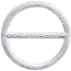 Handmade Pewter Scarf Rings and Slides - Metal Clip for Women Scarves - American Made