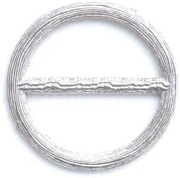 Handmade Pewter Scarf Rings and Slides - Metal Clip for Women Scarves - American Made