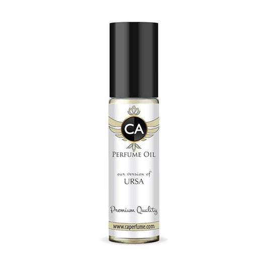 CA Perfume Impression of Ursa Unisex Fragrance Oil Amber Spicy Scent Long Lasting Perfumes for Women & Men Travel Size TSA Ready Mini Parfum Body Oil Roll-on 0.33 Fl Oz 10ml