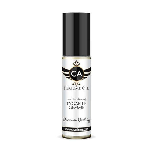 CA Perfume Impression of Tygar Le Gemme for Men Eau De Parfum Citrus Aromatic Scent Long Lasting Cologne for Men Travel Size TSA Ready for Day and Night Wear 0.33 Fl Oz 10ml