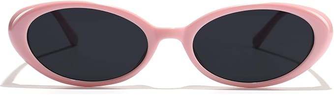 Oval Sunglasses for Women Men Fashion Small 90s Style Sun Glasses UV400