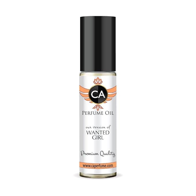 CA Perfume Impression of Wanted Girl for Women Fragrance Oil Amber Floral Scent Long Lasting Perfumes for Women Travel Size TSA Ready Mini Parfum Body Oil Roll-on 0.33 Fl Oz 10ml