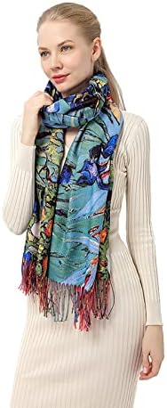 Scarf Shawl Wraps for Women Pashmina Soft Cashmere Scarf Printed Large Blanket Scarf Warm for Fall Winter