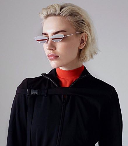 FEISEDY Fashion Designer Sunglasses Retro Small Petals Shape Arc Temple Design B2298