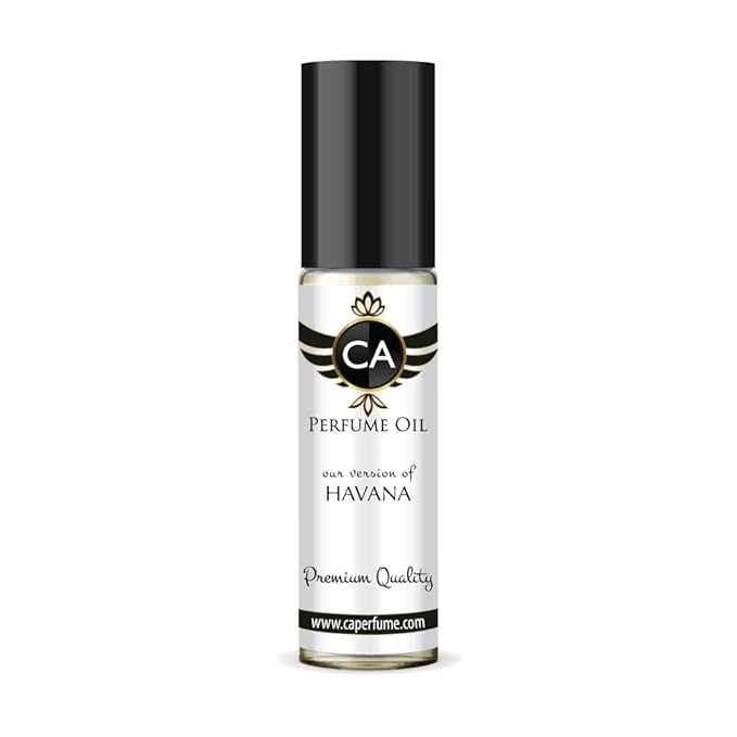 CA Perfume Impression of Havana for Men Eau De Parfum Amber Spicy Scent Long Lasting Cologne for Men Travel Size TSA Ready for Day and Night Wear 0.33 Fl Oz 10ml