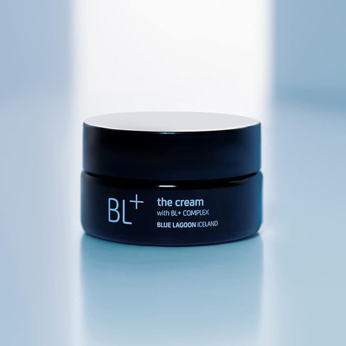 Blue Lagoon BL+ The Cream Whipped Facial Moisturizer – Bioactive Collagen Support, Deep Hydration, Fragrance-Free, Clean Skincare, Anti-Aging, Diminishes Wrinkles, For Normal & Dry Skin, 1.7 oz, 50 ml