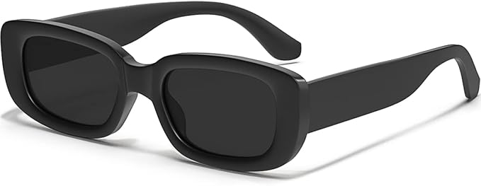 Retro Rectangle Kids Sunglasses 90’s Vintage Fashion Narrow Square Frame Glasses Shades for Girls Boys UV Protection