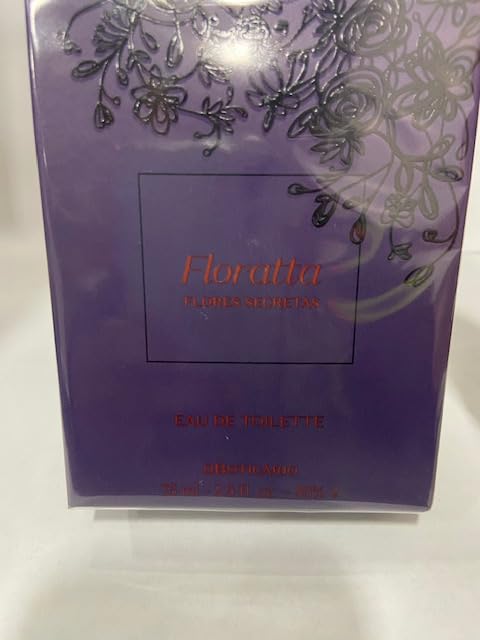 O BOTICARIO Floratta Secret Flowers Eau de Toilette, Rose Fragrance Perfume for Women, 2.5 Ounce