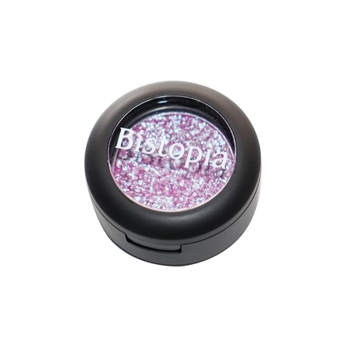 Bistopia Glitter Eyeshadow Collection, 14 Shades, Shimmer Pressed Powder, Metallic and Iridescent Colors (Solar Delirium)