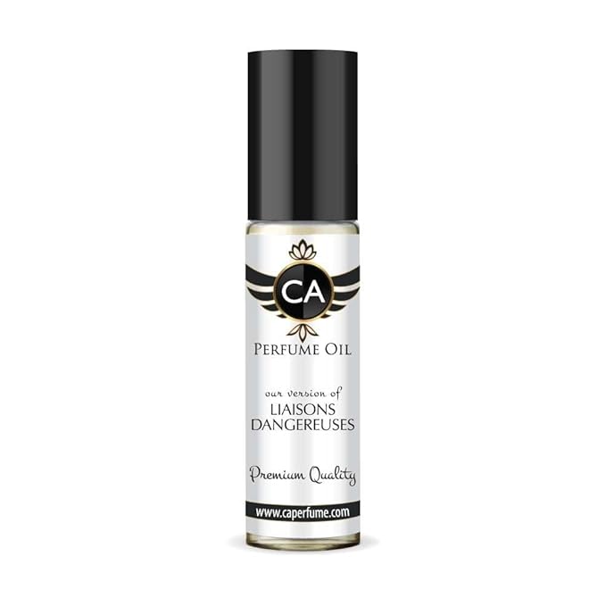 CA Perfume Impression of Liaisons Dangereuses Unisex Fragrance Oil Chypre Fruity Scent Long Lasting Perfumes for Women & Men Travel Size TSA Ready Mini Parfum Body Oil Roll-on 0.33 Fl Oz 10ml