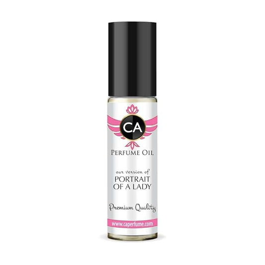 CA Perfume Impression of Portrait Of A Lady for Women Fragrance Oil Amber Floral Scent Long Lasting Perfumes for Women Travel Size TSA Ready Mini Parfum Body Oil Roll-on 0.33 Fl Oz 10ml