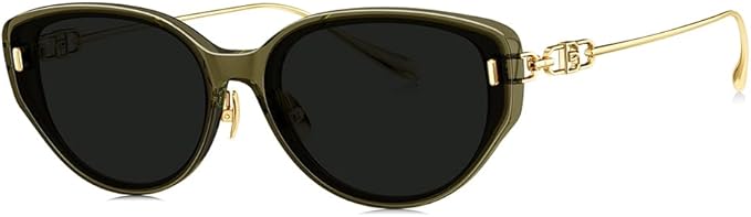 BOLON Women Fashion Oversized Cat Eye Polarized Sunglasses 61mm, Exclusive Eyewear Brand of EssilorLuxottica