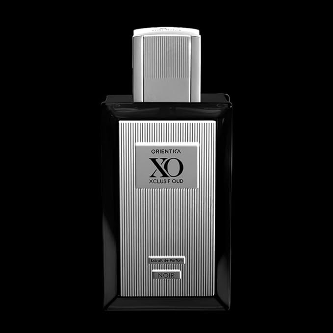 Orientica XO Xclusif Oud Noir Extrait de Parfum – Vanilla, Cardamom, Pink Pepper, Bergamot, Lavender, Geranium, Sandalwood, Musk, Cedarwood - Arabic Perfume for Men & Women – 4.0oz/ 120ml