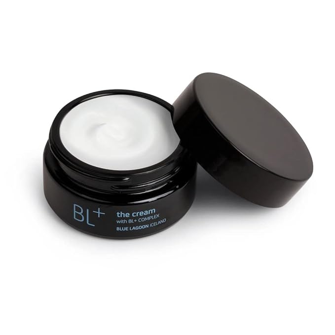 Blue Lagoon BL+ The Cream Whipped Facial Moisturizer – Bioactive Collagen Support, Deep Hydration, Fragrance-Free, Clean Skincare, Anti-Aging, Diminishes Wrinkles, For Normal & Dry Skin, 1.7 oz, 50 ml