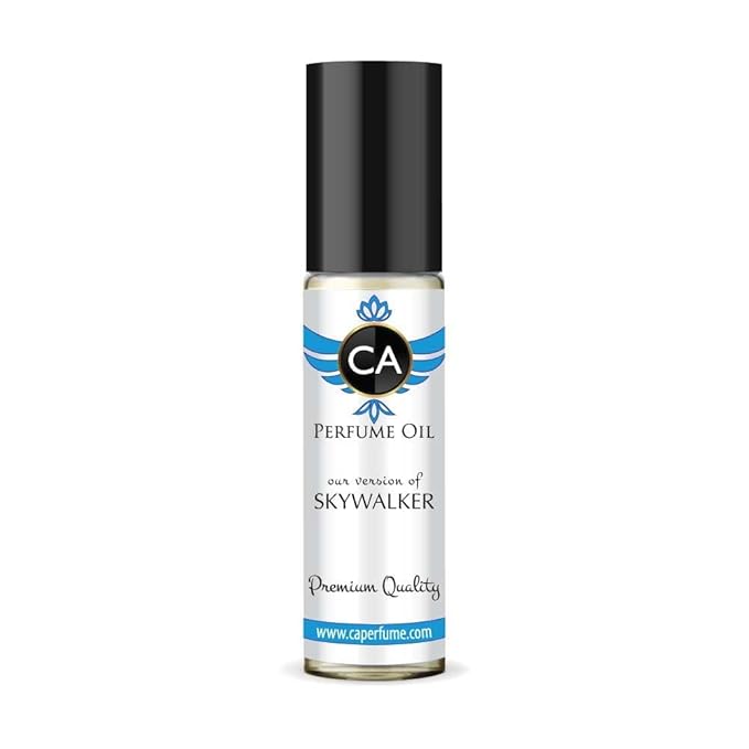CA Perfume Impression of Skywalker for Men Eau De Parfum Woody Spicy Scent Long Lasting Cologne for Men Travel Size TSA Ready for Day and Night Wear 0.33 Fl Oz 10ml