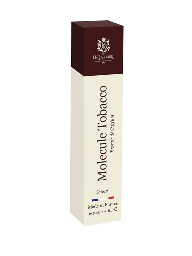 From France Molecule Tobacco 16ml – Citrus Woody Amber Scent From France – Luxury Fragrance with Mandarin, Saffron – Long Lasting Perfume With Frankincense and Amber Notes