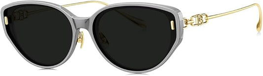 BOLON Women Fashion Oversized Cat Eye Polarized Sunglasses 61mm, Exclusive Eyewear Brand of EssilorLuxottica