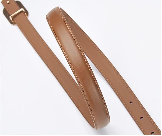 Women Rhinestone Leather Belt, Womens Leather Belt with Crystal Diamond Buckle, Designer Belts for Pants Jeans Dresses