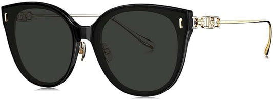 BOLON Women Fashion Oversized Cat Eye Polarized Sunglasses 61mm, Exclusive Eyewear Brand of EssilorLuxottica