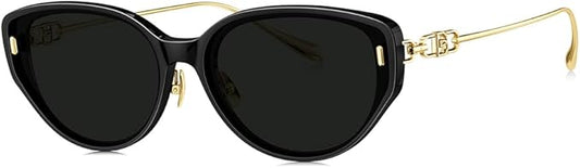 BOLON Women Fashion Oversized Cat Eye Polarized Sunglasses 61mm, Exclusive Eyewear Brand of EssilorLuxottica