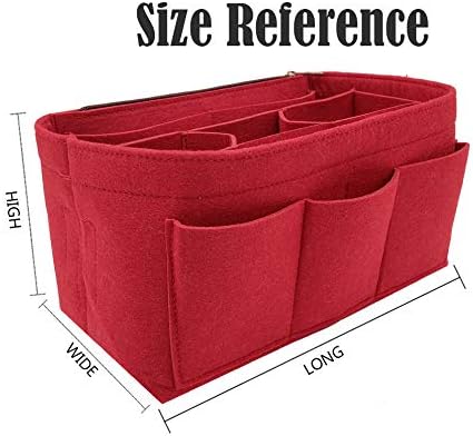 LEXSION Felt Purse Insert Bag Organizer Bag In Bag For Handbag Purse Organizer Fits Speedy Neverfull