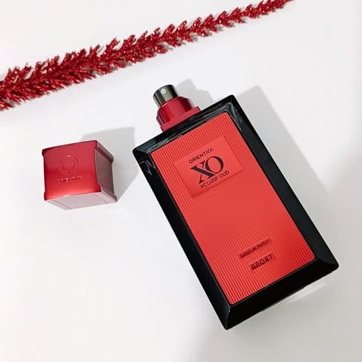 Orientica XO Xclusif Oud Sport Extrait de Parfum – Spicy, Woody, Amber, Lavender, Jasmine, Saffron, Orange Blossom, Cedar, Oakmoss, Tonka - Arabic Perfume for Men & Women – 2.0oz / 60ml