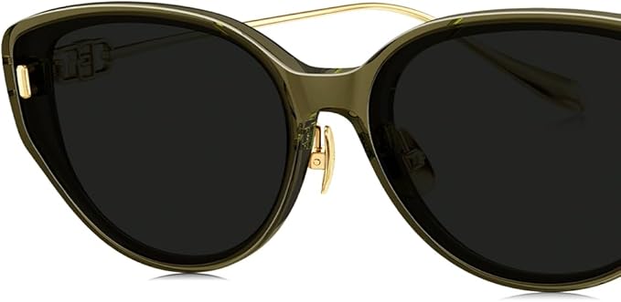 BOLON Women Fashion Oversized Cat Eye Polarized Sunglasses 61mm, Exclusive Eyewear Brand of EssilorLuxottica