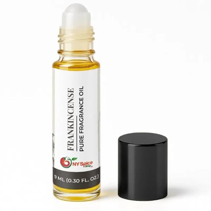 NY Spice Shop Frankincense Musk Fragrance – Pack of 1 Frankincense Musk Oil & Soft Floral Scent – Resinous Aroma Blend with Enduring Aroma Tone – Arabic Musky Perfume Oil for Personal Scent Collection