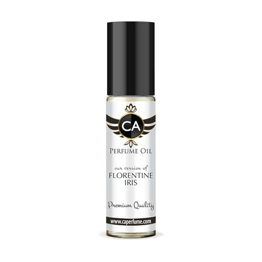 CA Perfume Impression of Florentine Iris for Men Fragrance Oil Floral Scent Long Lasting Cologne for Men Travel Size TSA Ready Mini Parfum Body Oil Roll-on 0.33 Fl Oz 10ml