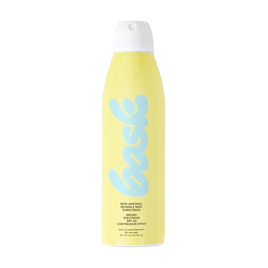 Bask Suncare SPF 30 Sunscreen Spray - Non-Aerosol, Broad Spectrum UVA/UVB Protection, Dermatologist Recommended, Moisturizing, Lightweight & Non-Greasy, 5.5 oz | Non-Aerosol, No White Cast, Lightweight, Fast-Absorbing
