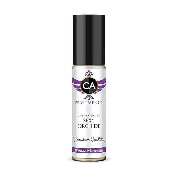 CA Perfume Impression of Sexy Orchide for Women Fragrance Oil Floral Scent Long Lasting Perfumes for Women Travel Size TSA Ready Mini Parfum Body Oil Roll-on 0.33 Fl Oz 10ml