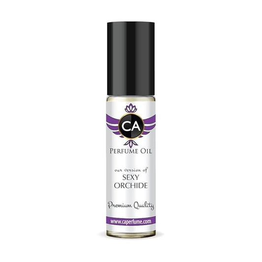 CA Perfume Impression of Sexy Orchide for Women Fragrance Oil Floral Scent Long Lasting Perfumes for Women Travel Size TSA Ready Mini Parfum Body Oil Roll-on 0.33 Fl Oz 10ml