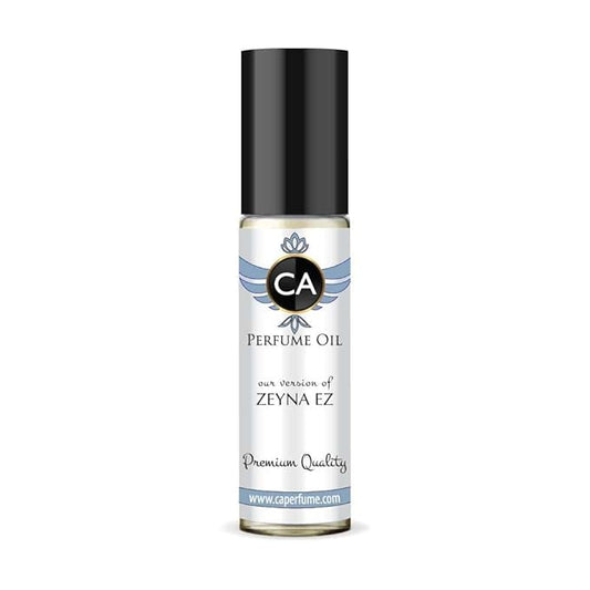 CA Perfume Impression of Zeyna EZ for Men Fragrance Oil Woody Spicy Scent Long Lasting Cologne for Men Travel Size TSA Ready Mini Parfum Body Oil Roll-on 0.33 Fl Oz 10ml